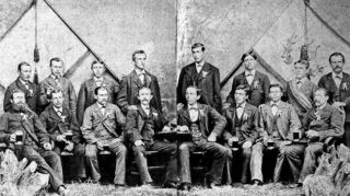 Die älteste Fotografie des MGV zeigt die Sänger im Jahre 1887.