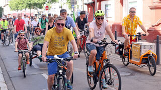 In Mannheim gibt es viele Radler, wie hier beim Monnem Bike. Der Beauftragte soll für sie Ansprechpartner sein.
