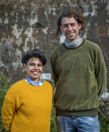 Mona Louisa-Melinka Hempel und Florian Ackermann.