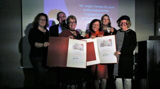 Freuen sich über die Auszeichnungen: Sabine Leber-Hoischen (v.l.), Ralf Heller, Miriam Walkowiak, Hansi Weber, Marianne Gauweiler und Gitta Süß-Slania.