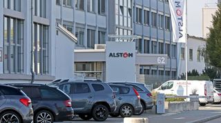 Blick auf den Standort von Alstom in Mannheim-Käfertal. Hier arbeiten rund 1000 Menschen.
