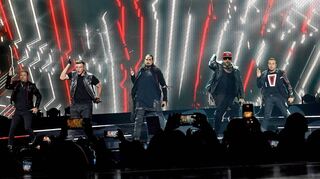 Gealtert, aber immer noch so agil wie in den 1990er Jahren: Brian Littrell, Nick Carter, Kevin Richardson, Alexander James „A.J.“ McLean und Howie Dorough.