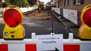 Die Bauarbeiten im Langen Schlag dauern voraussichtlich bis Februar 2023.