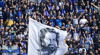 Blick auf die Waldhof-Fans auf der Otto-Siffling-Tribüne beim Heimspiel am vergangenen Samstag gegen RW Essen.