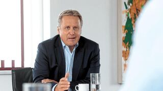 Vorstandschef Stefan Fuchs ist mit den Zahlen sehr zufrieden.