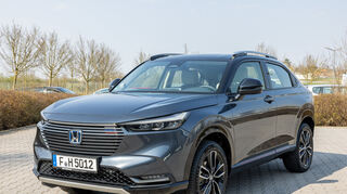 mid Groß-Gerau - Den HR-V gibt es nur noch mit einer Motorisierung, auch er kommt als e:HEV Hybrid daher.