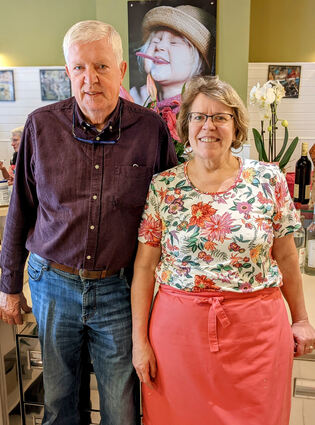 Pia Maria Karbach mit ihrem Ehemann Reinhard.