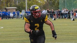 Der Frankenthaler Tim Haas spielt bei den Mannheim Bandits.