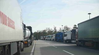 Die Rastanlage Hockenheim-West an einem ganz normalen Wochenende.