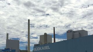 Der Standort von Südkabel unweit vom Grosskraftwerk Mannheim (GKM).