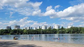 Derzeit nur als Badestelle eingestuft: Der Vogelstangsee (Archivaufnahme vom Sommer 2021).