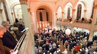 Mit einem Festgottesdienst feierte die evangelische Kirchengemeinde in Heddesheim den 150. Geburtstag ihrer Kirche.