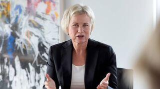 Dagmar Steinert bei einem früheren Gespräch am Mannheimer Stammsitz von Fuchs Petrolub.