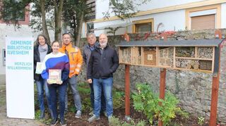 Zufriedene Gesichter: Christina Schobert (v.l.), Caroline Rödel-Braune, André Treuter, Wolfgang Spietzack und Hansjörg Habermehl.
