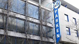 Rund 60 Parkhäuser – wie hier in C 1 – betreibt die MPB in der Region.