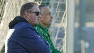 Tobias Kleiner (l.) und Markus Mandel, bislang Trainer der zweiten Mannschaft, erklärten nach der 1:7-Niederlage gegen Lützelsachsen ihren Rücktritt.