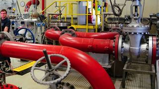 In diesem Labor im Geothermiekraftwerk Insheim arbeitet Vulcan an einem Verfahren zur Lithiumgewinnung.