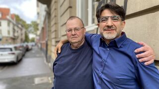 Den frommen Juden Jürgen Kühn (links) und den gläubigen Moslem Ziyad Abdallah verbindet vor allem eins: Ihre Religion.