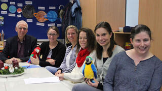 Ziehen positive Bilanz: Christof Höger (v. l.), Anne Tebben, Susanne Krause, Sabine Helbig, Luisa Müller und Carolin Zeimer.