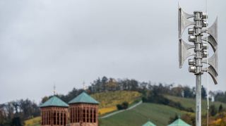 Auch Sirenen, wie auf dem Foto in Bensheim mit Blick auf den Kirchberg, werden am Warntag für den Probelauf genutzt.