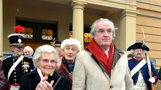 Heinrich XIII. Prinz Reuß im Dezember 2018 beim Empfang zum 100. Geburtstag von Prinzessin Feodora Reuß.