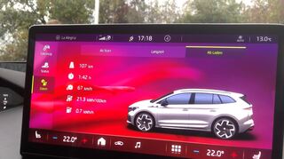 mid Malaga - Bei halbwegs batteriefreundlichen zwölf Grad Celsius zeigte das Display nach etwas über 100 km einen Verbrauch von 21,3 kWh an.