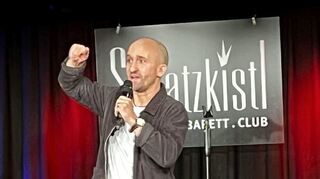 Markus Barth am Freitagabend im Mannheimer Schatzkistl.