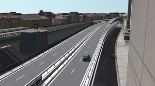 So soll die neue Betonbrücke aussehen, die den Lückenschluss zwischen Adenauerbrücke und Weißer Hochstraße bilden wird.