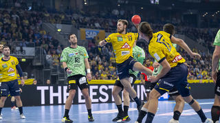 Könnte in Wetzlar wieder für die Löwen am Ball sein: Albin Lagergren.