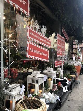 Räumungsverkauf in der Feldblume im Quadrat M 4.