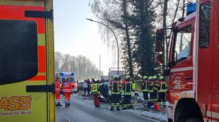 Wegen des Unfalls kann es zu Sperrungen kommen