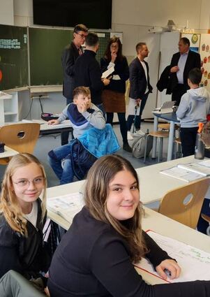 Die Kerschensteiner-Schülerschaft bekam Besuch.