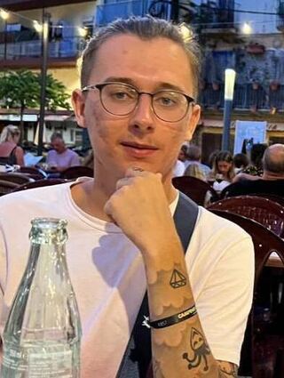 Eine private Aufnahme von Jonas Sprengart, der nur 20 Jahre alt wurde.