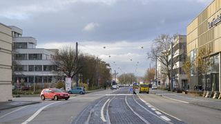 Wegen Baustellen ist auch die Eppelheimer Straße in Heidelberg bald nur noch in einer Richtung befahrbar.