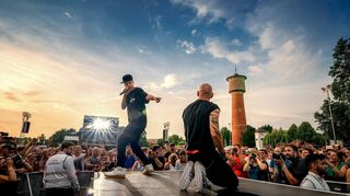 Die Fantastischen Vier bei ihrem Auftritt 2018 auf der Festwiese in Ladenburg. Wer diesen Sommer hier auftritt, ist noch unklar.