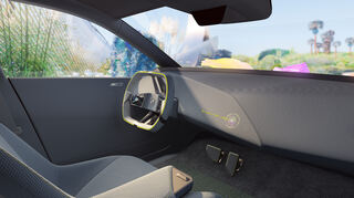 mid Groß-Gerau - Durch Shy-Tech-Sensorik auf dem Armaturenbrett können Fahrer das Maß an digitalen Inhalten selbst bestimmen, die auf dem erweiterten BMW Head-up-Display zu sehen sind.