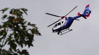 Mit einem Hubschrauber suchte die Polizei am Freitag nach der vermissten Feudenheimerin
