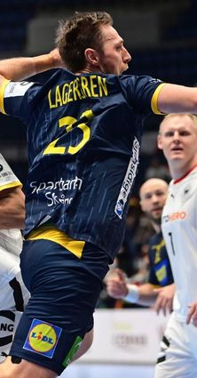 Löwe Albin Lagergren wurde im vergangenen Jahr mit Schweden Europameister und möchte nun im eigenen Land den WM-Titel nachlegen.