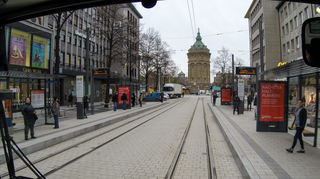 Zwischen Paradeplatz und Kunsthalle fahren am Samstagabend keine Straßenbahnen