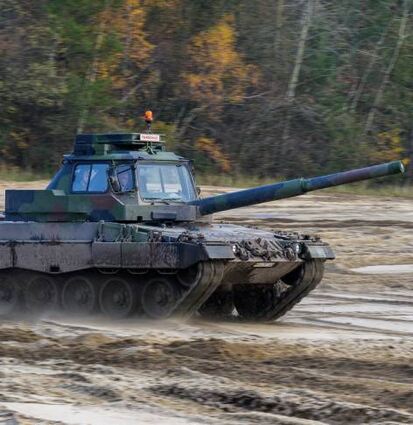 Ein Fahrschulpanzer der Bundeswehr vom Typ Leopard 1.