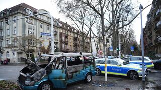 Etwa 45 Minuten ging der Einsatz der Polizei und Feuerwehr am Montagnachmittag