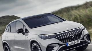 Publikumsliebling bleibt das SUV: Die Neuheitenwelle schwemmt wieder viele Geländewagen aufs Parkett wie den Mercedes EQE SUV.