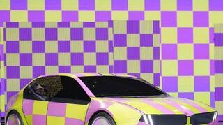 Das Konzeptauto BMW i Vision Dee kann die Farbe wechseln.