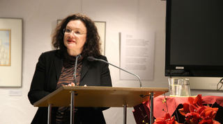 Prominente Festrednerin: Andrea Nahles im Friedrich-Ebert-Haus.