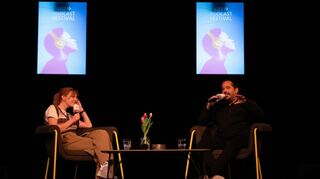 Journalistin Eva Schulz und Adel Tawil im Gespräch