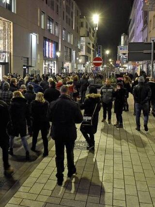Gegen Corona-Maßnahmen gab es auch Demos in Mannheim.
