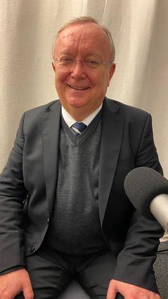DHBW-Rektor Georg Nagler zu Gast im „MM“-Podcaststudio.