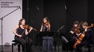Keineswegs chaotisch: das Chaos String Quartett aus Wien bei der Eröffnung des Heidelberger Streichquartettfests.