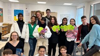Deutsch lernen durch Experimente – das kam in der Intensivklasse 7 bis 9 der Friedrich-Fröbel-Schule sehr gut an.