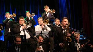 Das Silent Explosion Orchestra bei seinem jüngsten Auftritt in der Mannheimer Klapsmühl’ am Rathaus.